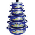 Enamel Casserole 5PCS Set 12-20cm (662EDG)